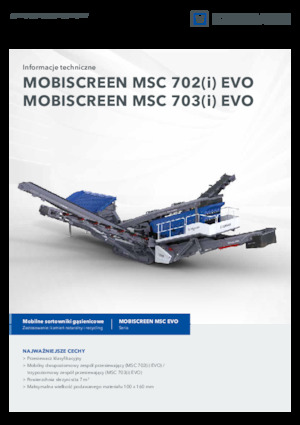 Impianti mobili di setacciatura Kleemann MSC 703i EVO