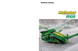 Impianti mobili di setacciatura McCloskey R105