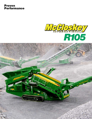 Impianti mobili di setacciatura McCloskey R105