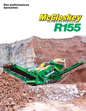 Impianti mobili di setacciatura McCloskey R155