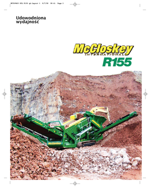 Impianti mobili di setacciatura McCloskey R155