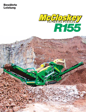 Impianti mobili di setacciatura McCloskey R155
