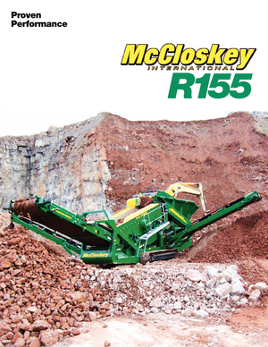 Impianti mobili di setacciatura McCloskey R155