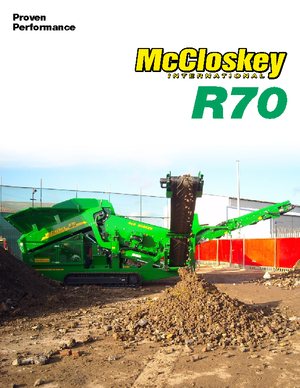 Impianti mobili di setacciatura McCloskey R70