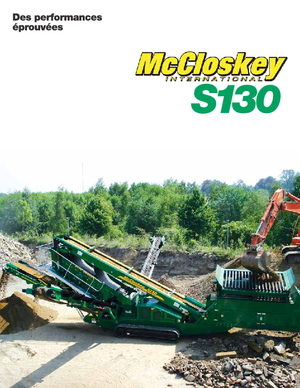 Impianti mobili di setacciatura McCloskey S130 3-Deck