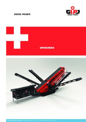 Impianti mobili di setacciatura Gipo GS 155/2