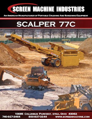 Impianti mobili di setacciatura Screen Machine Industries  Scalper 77C