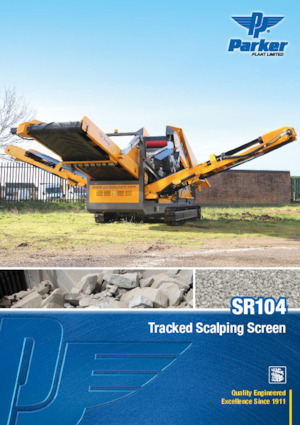 Impianti mobili di setacciatura Parker SR104