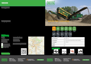 Impianti mobili di setacciatura RESTA TH2