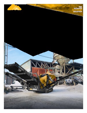 Impianti mobili di setacciatura IROCK  TS-409