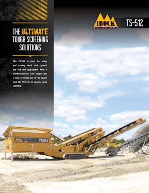 Impianti mobili di setacciatura IROCK  TS-512