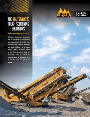 Impianti mobili di setacciatura IROCK  TS-522