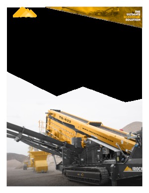 Impianti mobili di setacciatura IROCK  TS-622