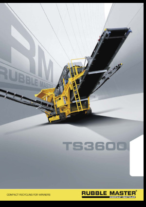 Impianti mobili di setacciatura Rubble Master TS3600