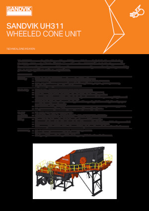 Impianti mobili di setacciatura Sandvik UH311