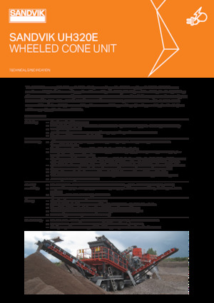 Impianti mobili di setacciatura Sandvik UH320E