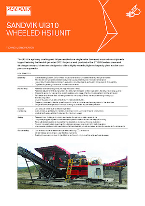 Impianti mobili di setacciatura Sandvik UI310 HSI