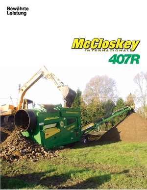 Impianti mobili di setacciatura con tamburo McCloskey 407