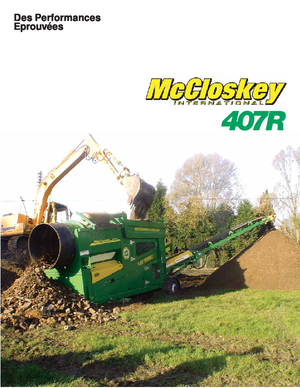 Impianti mobili di setacciatura con tamburo McCloskey 407