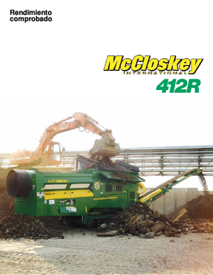 Impianti mobili di setacciatura con tamburo McCloskey 412 R