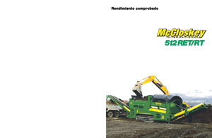 Impianti mobili di setacciatura con tamburo McCloskey 512RET