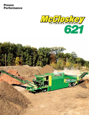 Impianti mobili di setacciatura con tamburo McCloskey 621
