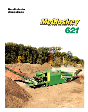 Impianti mobili di setacciatura con tamburo McCloskey 621