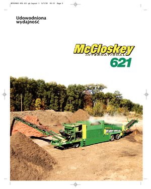 Impianti mobili di setacciatura con tamburo McCloskey 621