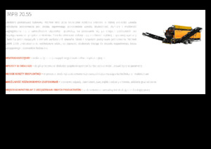 Impianti mobili di setacciatura con tamburo Pronar MPB 20.55 