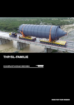 Rimorchio modulare per carichi pesanti Goldhofer THP/SL