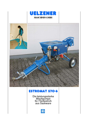Pompe miscelatrici per malta Uelzener Estromat S 70-6