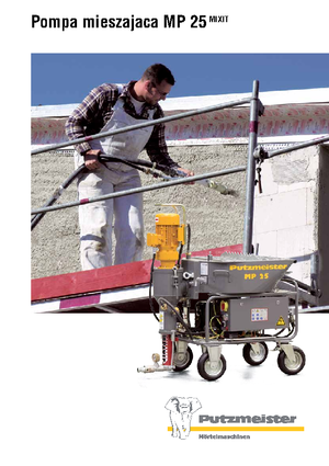 Pompe miscelatrici per malta Putzmeister MP 25 Mixit JP-WP/D5K