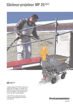 Pompe miscelatrici per malta Putzmeister MP 25 Mixit JP-WP/D5K