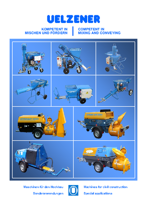 Pompe miscelatrici per malta Uelzener S 48 easy