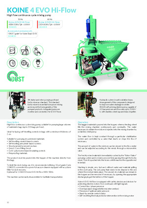 Intonacatrici Imer Koine 4 Evo Hi-Flow