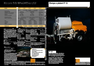 Pompe per calcestruzzo fisse Putzmeister P 13 EMR KA 230