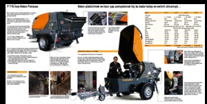 Pompe per calcestruzzo fisse Putzmeister P 715 TD