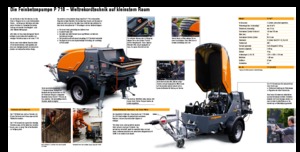 Pompe per calcestruzzo fisse Putzmeister P 718 TD