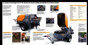 Pompe per calcestruzzo fisse Putzmeister P 718 TD