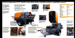 Pompe per calcestruzzo fisse Putzmeister P 718 TD