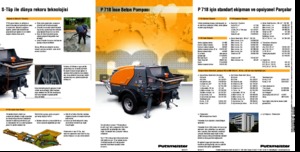 Pompe per calcestruzzo fisse Putzmeister P 718 TD