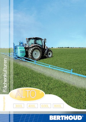 Irroratrice con barra montabile Berthoud Alto 800