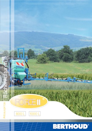 Irroratrice con barra montabile Berthoud Force II 800
