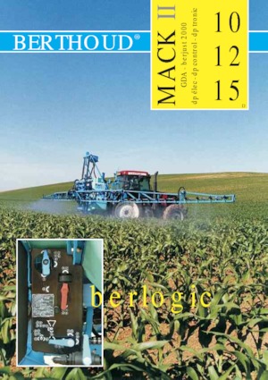 Irroratrice con barra montabile Berthoud Mack II 15