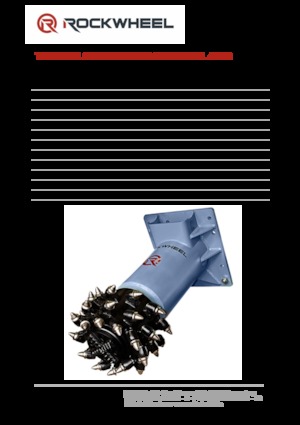 Teste portafresa (idrauliche) montabili Rockwheel by ROCK.ZONE AX 30