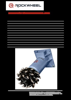 Teste portafresa (idrauliche) montabili Rockwheel by ROCK.ZONE AX 30