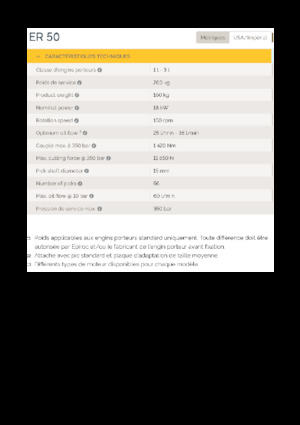 Teste portafresa (idrauliche) montabili Epiroc ER 50