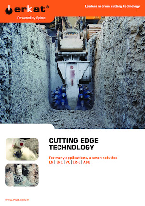 Teste portafresa (idrauliche) montabili Erkat ERC 3000