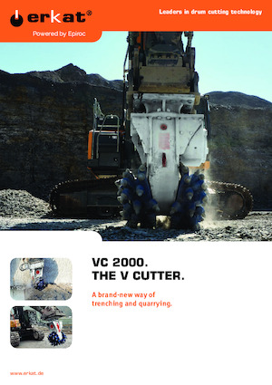 Teste portafresa (idrauliche) montabili Erkat VC 2000-1X