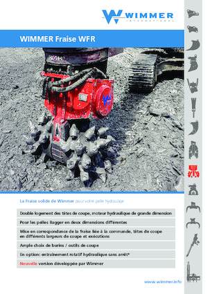 Teste portafresa (idrauliche) montabili WIMMER WFR 150